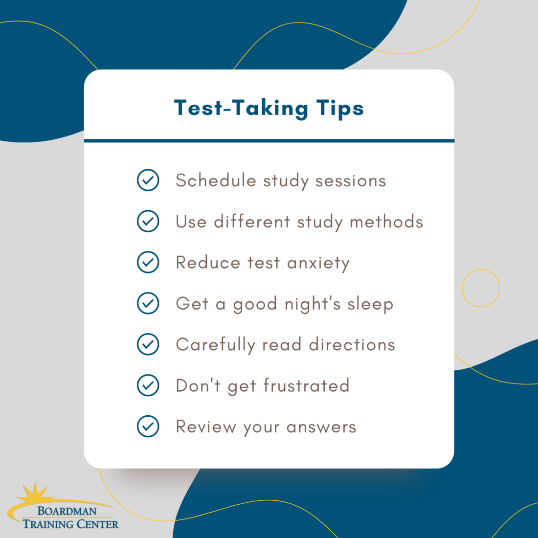 20 Test-Taking Tips for Your Next Exam